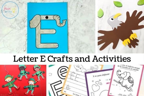 Letter E Crafts and Activities