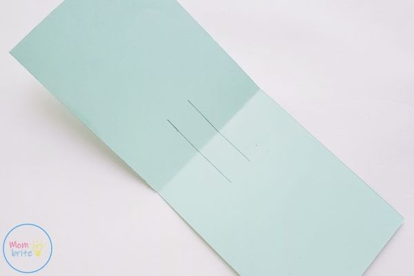 Pop Up Mother's Day Card Cut Slits