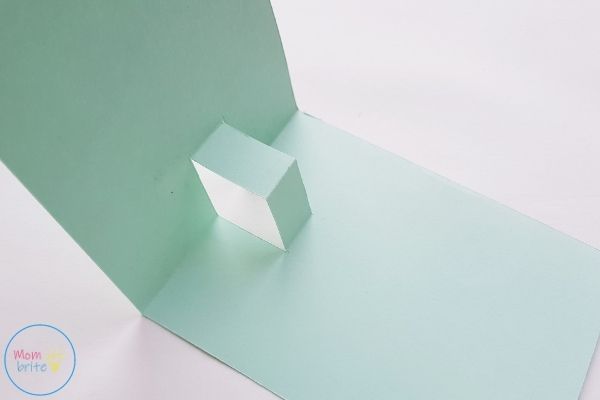 Pop Up Mother's Day Card Fold Slits