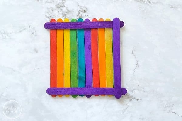 Popsicle Stick Bird Feeder Stack Sticks