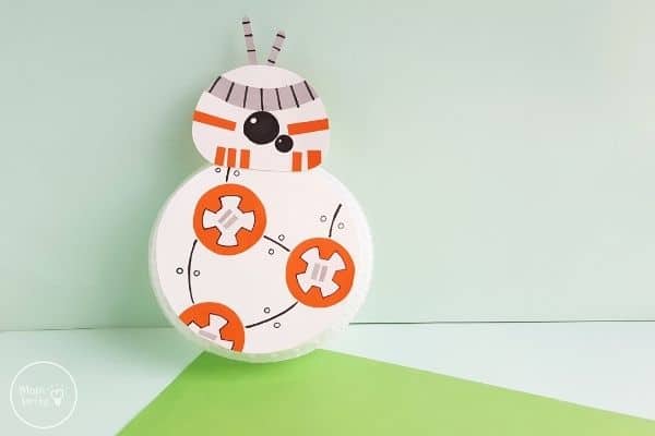 Star Wars Paper Plate BB-8 Craft