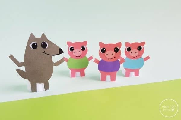 Three Little Pigs Printable Puppets