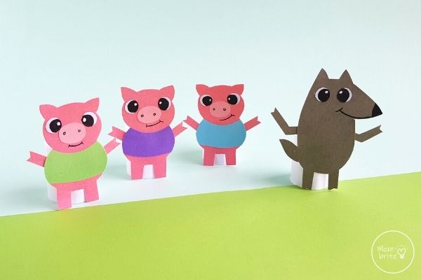 Three Little Pigs Finger Puppets