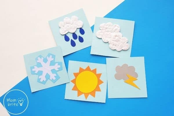 Weather Pattern Cards Craft