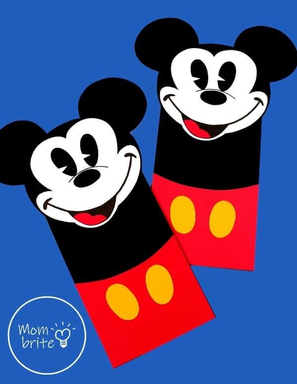 DIY Mickey Mouse Puppets