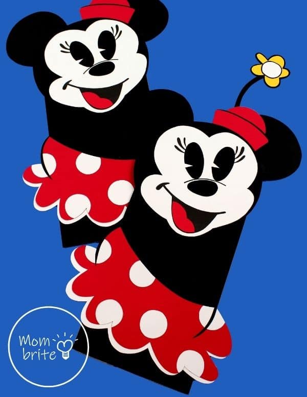 DIY Minnie Mouse Puppets