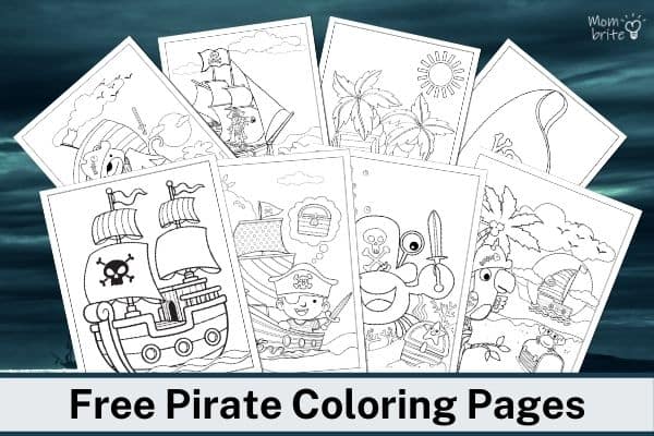 Free Printable Pirate Coloring Pages Mombrite