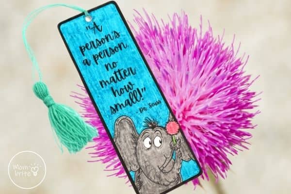 Horton Bookmark with Speck