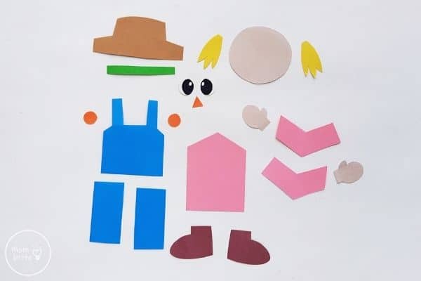 Paper Scarecrow Craft Template Patterns