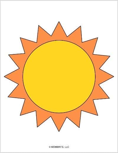 Free Printable Sun Templates And Coloring Pages Mombrite