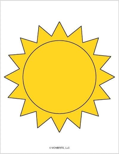 Free Printable Sun Templates And Coloring Pages Mombrite