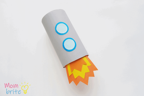 Toilet Paper Roll Rocket Craft