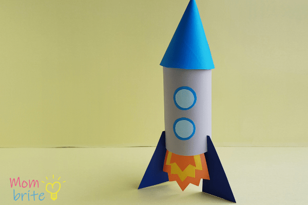 Rocket Toilet Paper Roll Craft For Kids - Crafty Morning