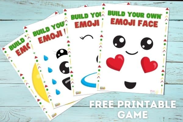 Build Your Own Emoji Face Mockup