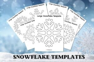 Free Printable Snowflake Templates for Crafts and Activities | Mombrite