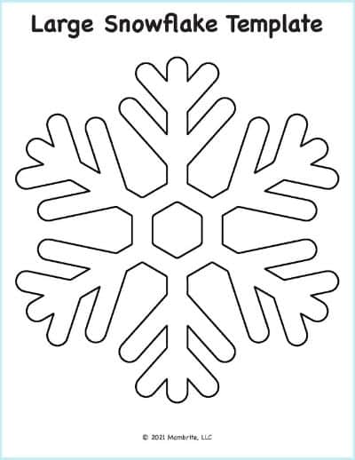 Large Snowflake Pattern