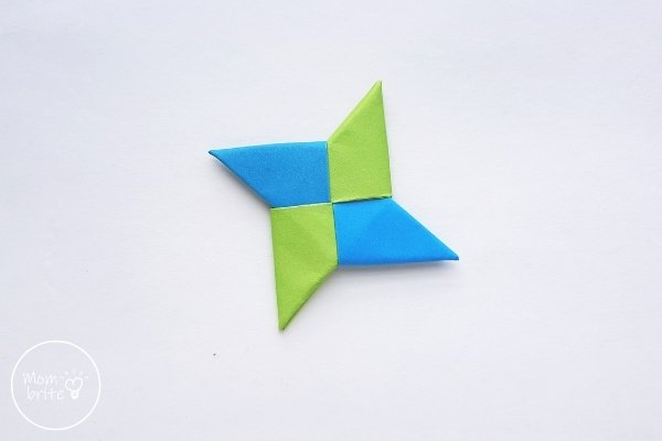 How to Make an Origami Ninja Star: Step-by-Step Tutorial Origami Ninja Star Final Step