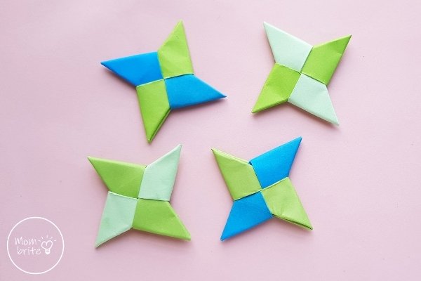 How to Make a Ninja Star from Square Paper