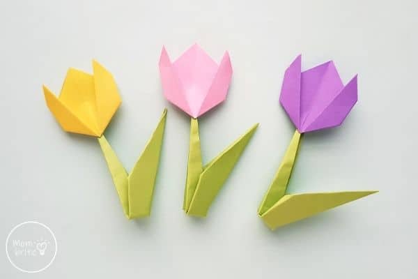 Origami Tulip Flowers