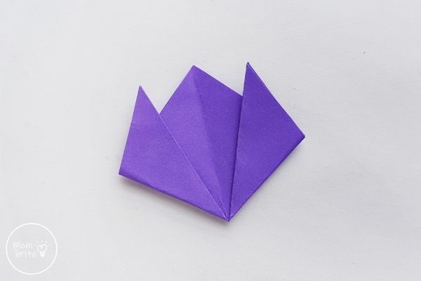 Origami Tulips Fold Both Flower Petals