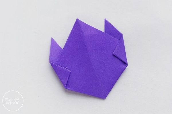 Origami Tulips Fold Sides