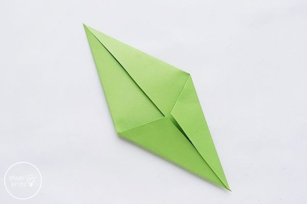 Origami Tulips Stem Fold the Other Side