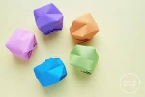 How to Make an Origami Balloon | Mombrite