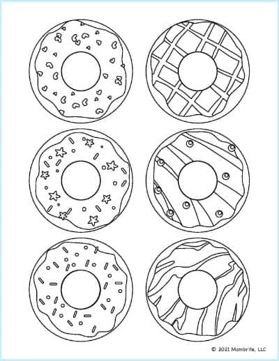 11 Free Printable Donut Coloring Pages Mombrite 11-free-printable-donut-coloring-pages-mombrite