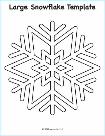 Free Printable Snowflake Templates for Crafts and Activities