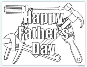 7 Free Printable Father's Day Coloring Pages | Mombrite