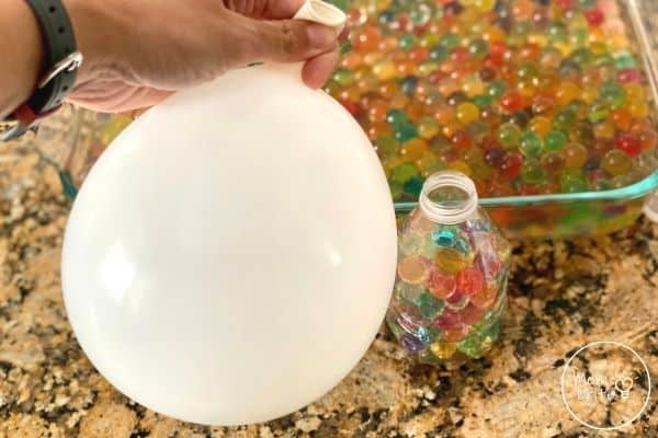 Water Bead Stress Ball Blow Up Balloon