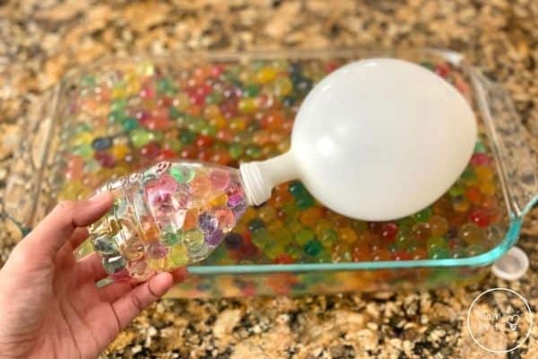 How to Make Water Bead Stress Ball Mombrite
