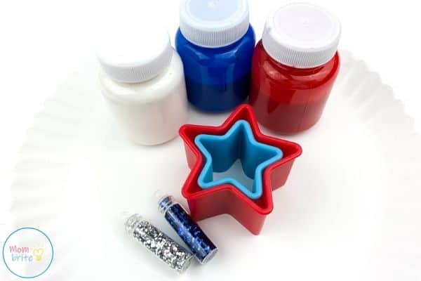 4th of July Star Painting Craft Materials