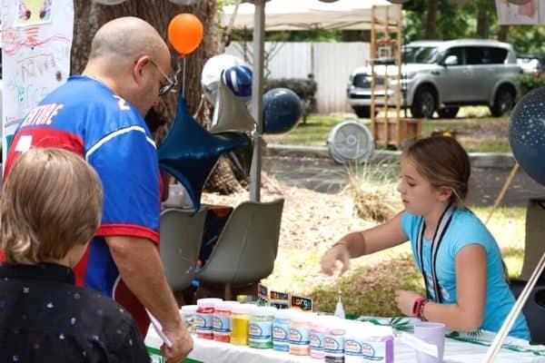 Acton Children’s Business Fair Booth Example