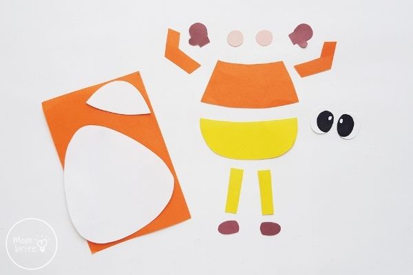 Candy Corn Craft Templates