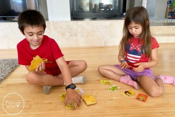 Clumsy Thief Junior: Math Card Game Review Clumsy Thief Junior Kids Playing