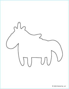 Free Printable Unicorn Templates | Mombrite