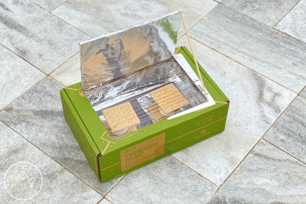 DIY Solar Oven Cooking S'more