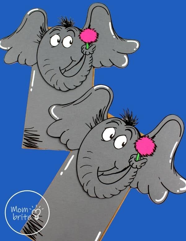 Dr. Seuss Horton Paper Bag Puppet