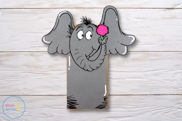 Horton Paper Bag Puppet Craft