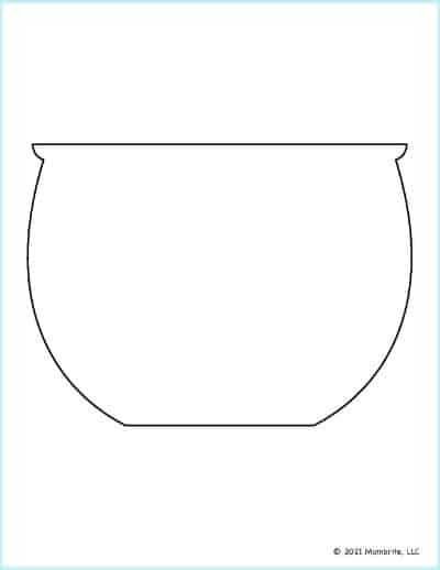 Large Fish Bowl Template 2