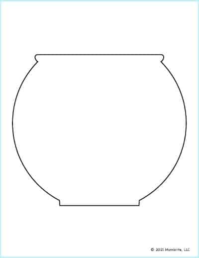 Free Printable Fish Bowl Templates Mombrite