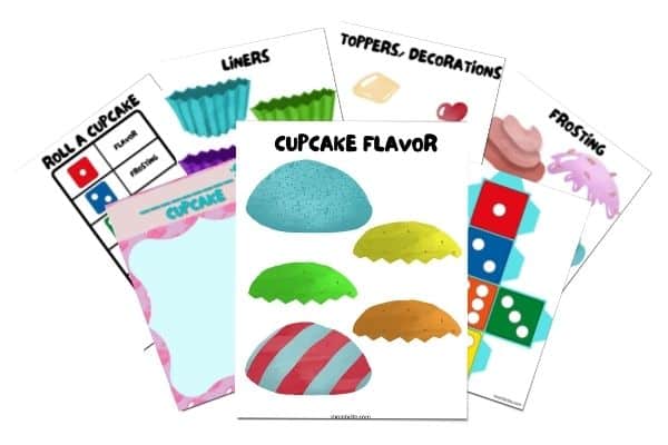 Make a Cupcake Game Printable