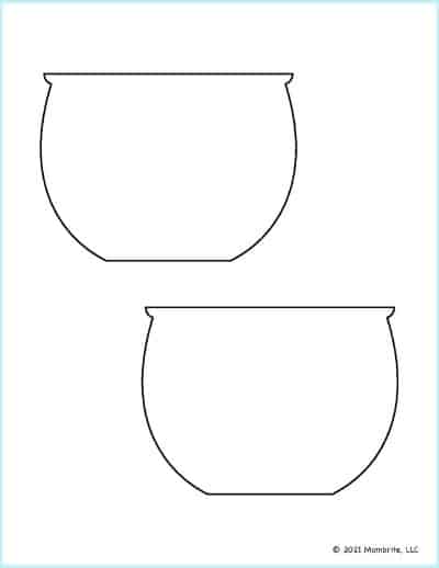 Medium Fish Bowl Template 2