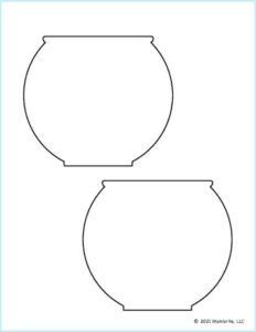 Free Printable Fish Bowl Templates Mombrite Free Printable Fish Bowl Templates Mombrite