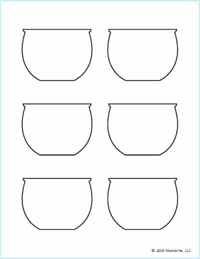 Small Fish Bowl Template 2