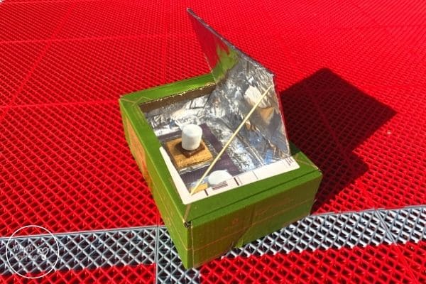 Solar Oven Cook Open S'more