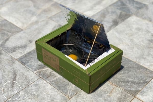 Solar Oven Cook an Egg Experiment