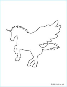 free printable unicorn templates mombrite