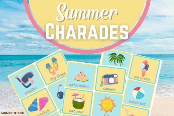 Summer Charades Game for Kids